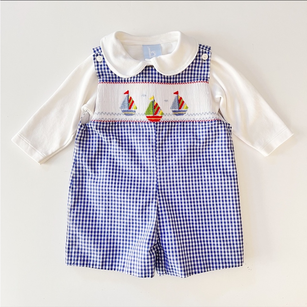 Velani Classics smocked romper outfitt